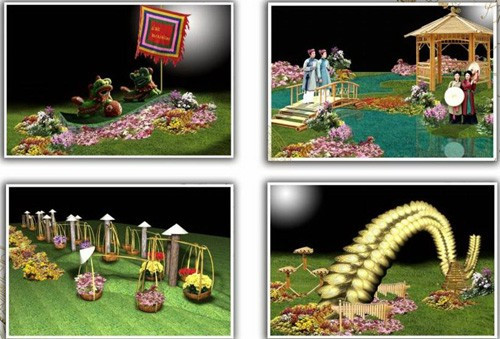 Phối cảnh không gian Bắc bộ - Ảnh: ban tổ chức cung cấp