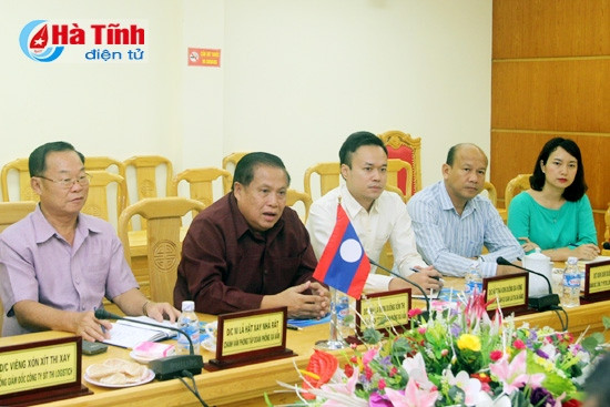 Hà Tĩnh luôn ưu tiên, tạo thuận lợi để DN Lào đầu tư vào địa bàn ảnh 3 Hà Tĩnh luôn ưu tiên, tạo thuận lợi để DN Lào đầu tư vào địa bàn ảnh 3