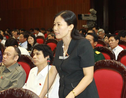 Bà Lê Thị Nga: "Việt Nam hoàn toàn có thể áp dụng hình thức tử hình bằng tiêm thuốc độc". Ảnh: TTXVN.