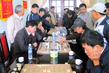 Bộ môn cờ tướng là sân chơi trí tuệ của giải