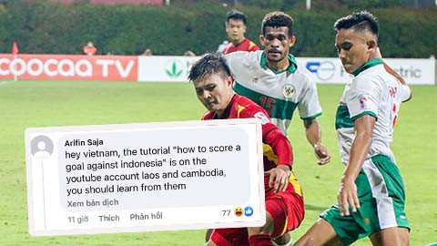 CĐV Indonesia: “Trình độ Campuchia, Lào hơn Việt Nam