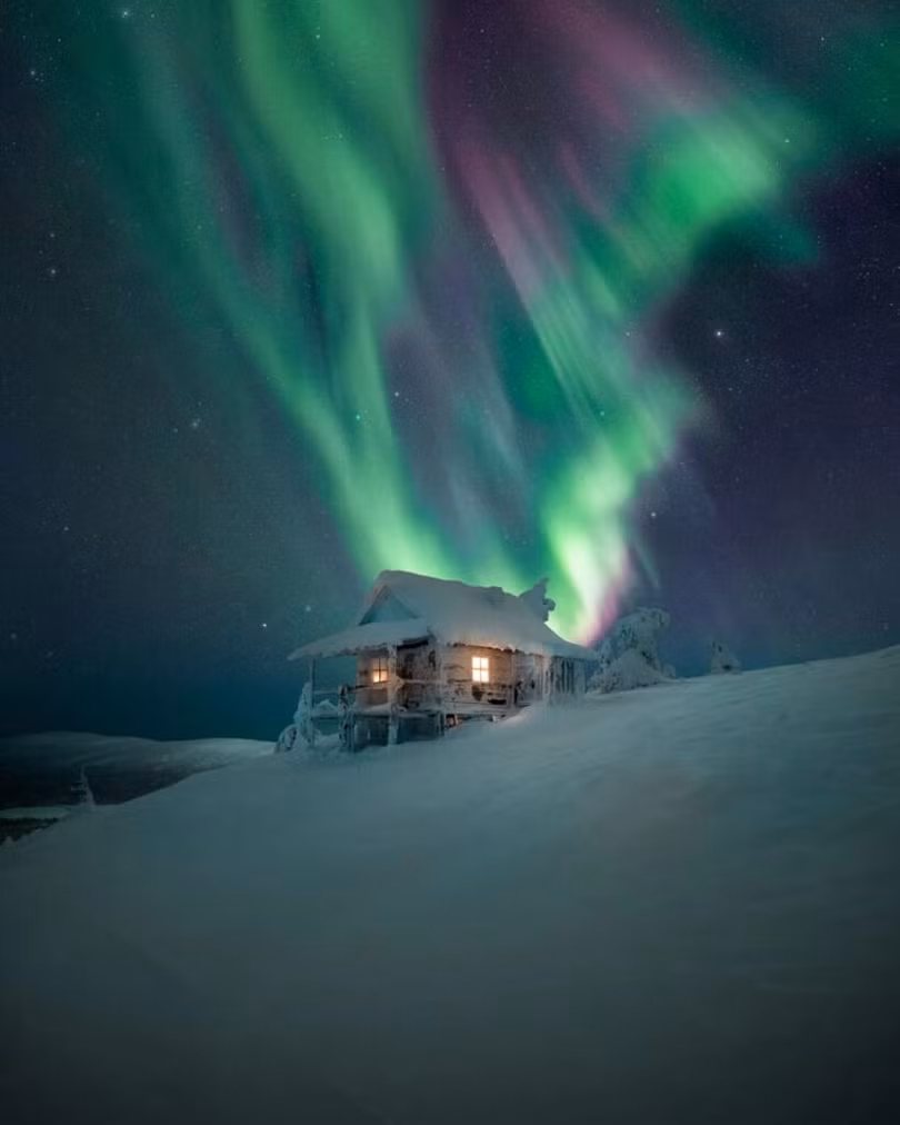 Bộ ảnh cực quang đẹp nhất năm 2021