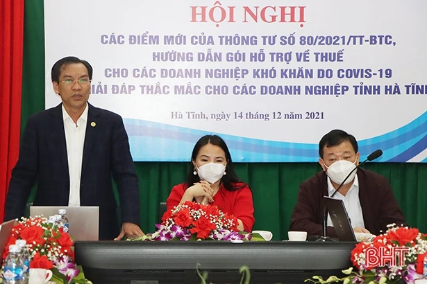 Doanh nghiệp Hà Tĩnh được cập nhật chính sách và các gói hỗ trợ về thuế