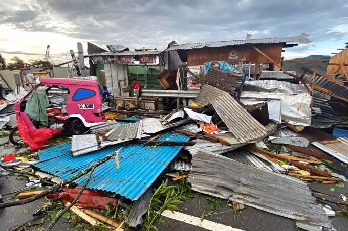 33 người chết vì bão Rai ở Philippines