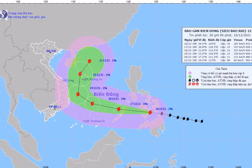 Chủ động các phương án ứng phó với bão gần trên biển Đông
