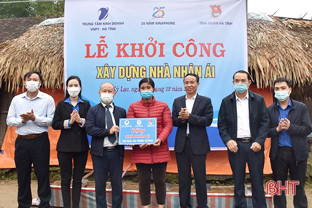 Chương trình “#Thank you, VietNam!” hỗ trợ nhà nhân ái cho người nghèo Hà Tĩnh