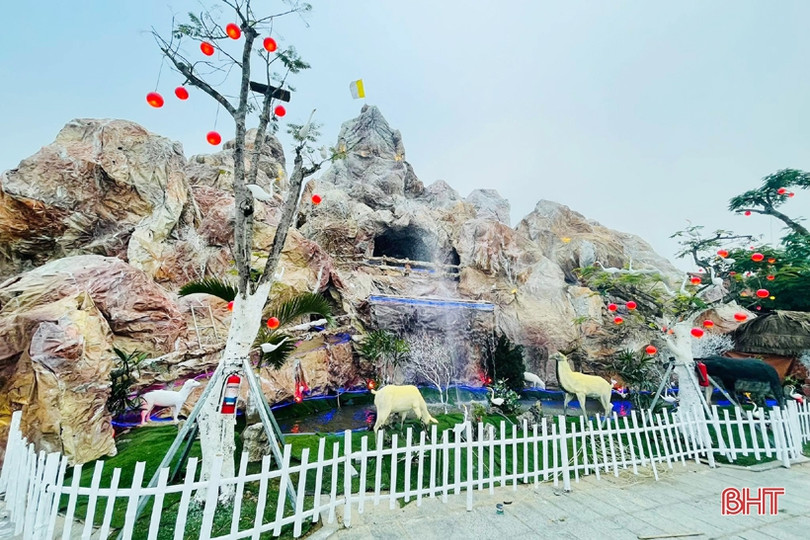 Ngôi làng cổ lộng lẫy trong tuyết trắng