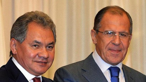 Bộ trưởng Ngoại giao và Quốc phòng Nga cùng đến Cairo để thảo luận với các đối tác Ai Cập quan hệ giữa hai nước và thỏa thuận mua bán vũ khí (Ảnh: AFP)