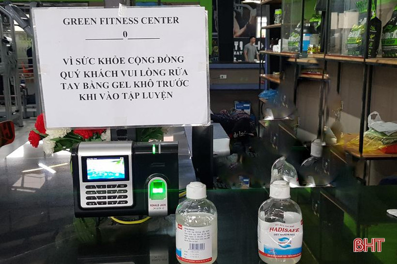 Thực hiện nghiêm quy định phòng dịch, các cơ sở tập thể hình ở TP Hà Tĩnh đón khách trở lại