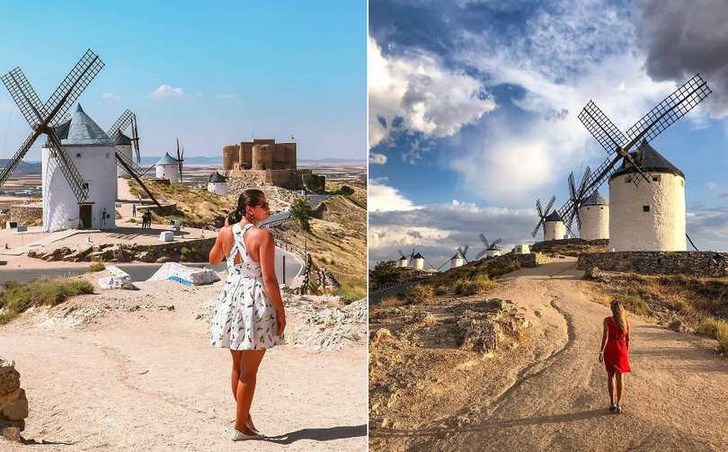 Thiên đường cối xay gió đẹp như tranh vẽ ở Tây Ban Nha