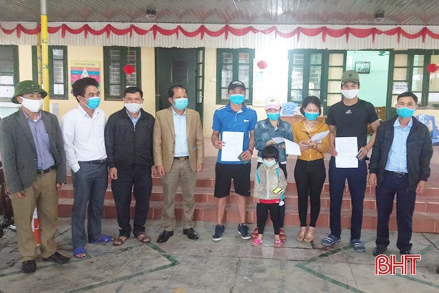 Vũ Quang, Lộc Hà hoàn thành bàn giao công dân cách ly về địa phương