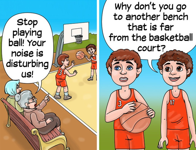 6. Tranh luận với người lớn: Trí tuệ, công bằng không phụ thuộc tuổi tác. Người lớn cũng có lúc phạm sai lầm hoặc hành xử thô lỗ. Do đó, phụ huynh không nên cấm tuyệt đối việc con tranh luận với người lớn. Trẻ cũng cần học cách bảo vệ quan điểm, giới hạn của bản thân. Đương nhiên, cha mẹ nên dạy con giữ thái độ đúng mực khi tranh cãi. Ảnh: Brightside. 10 điều cha mẹ ngăn cản con khiến tuổi thơ trẻ bớt vui