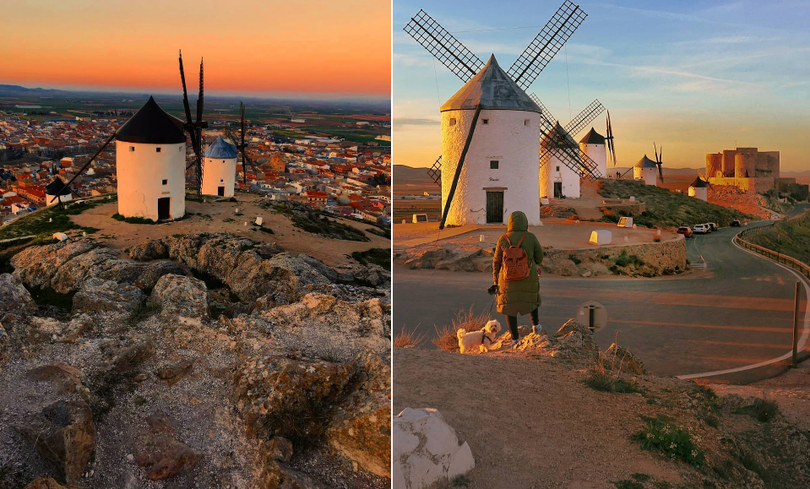 Thiên đường cối xay gió đẹp như tranh vẽ ở Tây Ban Nha