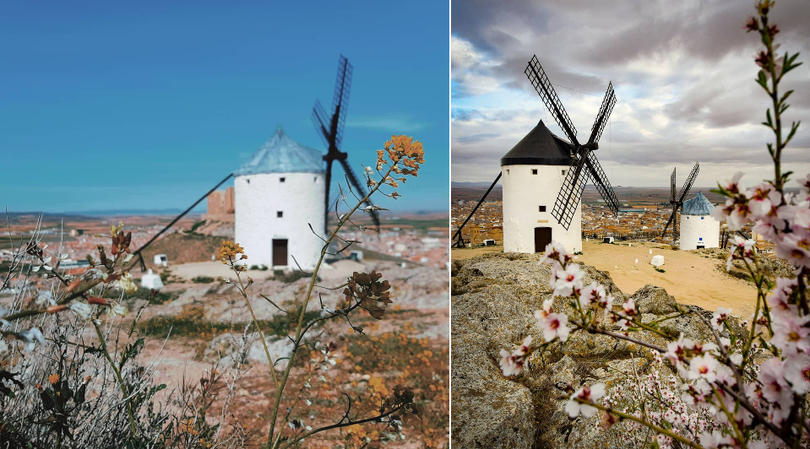 Thiên đường cối xay gió đẹp như tranh vẽ ở Tây Ban Nha
