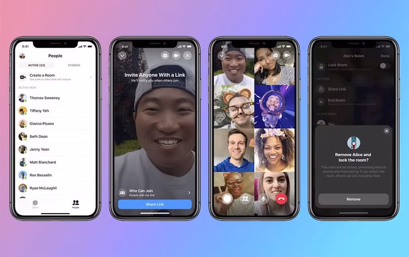 Facebook mở tính năng gọi video miễn phí cho tối đa 50 người tham gia