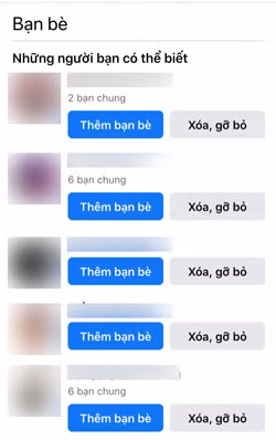 Hồ sơ bóng tối dùng để phục vụ tính năng gợi ý kết bạn của Facebook. Ảnh: Chụp màn hình. “Hồ sơ bóng tối” của Facebook