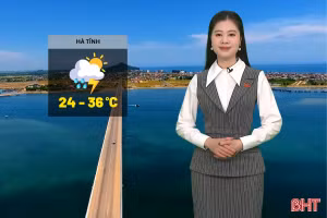 Dự báo thời tiết Hà Tĩnh ngày 3/5: Ngày nắng, chiều tối và đêm có mưa.