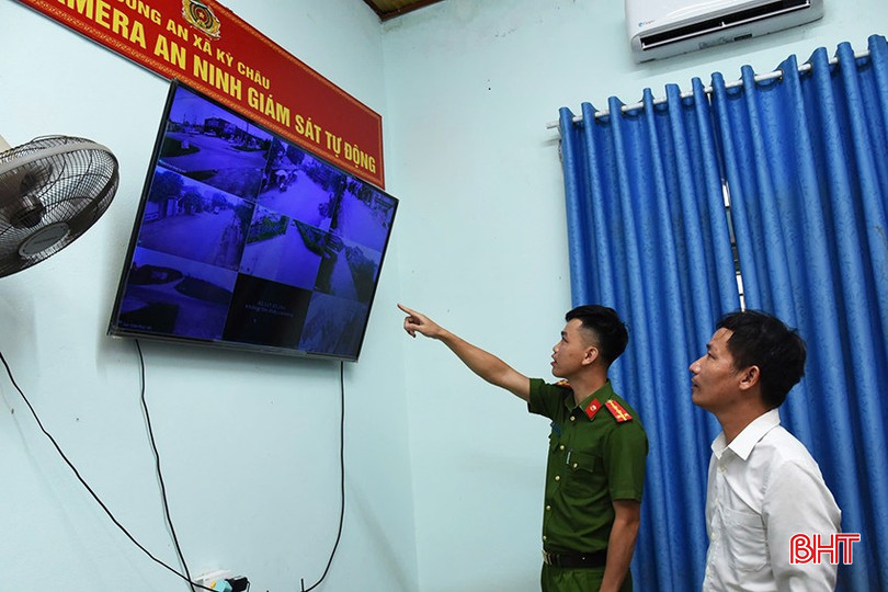Hệ thống camera an ninh đã phủ kín trên địa bàn xã Kỳ Châu. A3.jpg