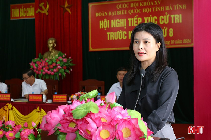 Ủy viên chuyên trách Ủy ban Kinh tế của Quốc hội Bùi Thị Quỳnh Thơ thông tin về dự kiến nội dung, chương trình, thời gian tiến hành Kỳ họp thứ 8, Quốc hội khóa XV. aimg-2989-1229.jpg