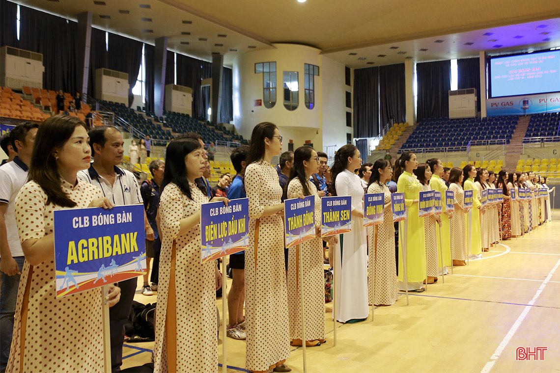 Khai mạc Giải Bóng bàn các CLB mở rộng Báo Hà Tĩnh lần thứ III năm 2022