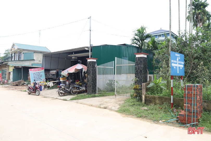 Ngôi nhà của chị Phan Thị L. (thôn Trung Thành, xã Điền Mỹ) chưa nộp thuế xây dựng nhà ở tư nhân. bqbht_br_img-6834.jpg