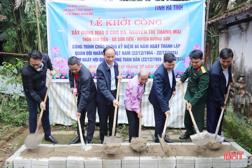Lễ khởi công xây dựng nhà ở tình thương cho bà Nguyễn Thị Thanh Mai. bqbht_br_img-9735.jpg