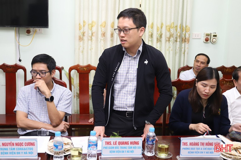 Th.s Lê Quang Hưng - Phó Giám đốc Trung tâm nội soi Bệnh viện Đại học Y Hà Nội: Bệnh viện sẽ hỗ trợ đào tạo và cấp chứng chỉ cho bác sỹ sau đào tạo. bqbht_br_img-9480.jpg
