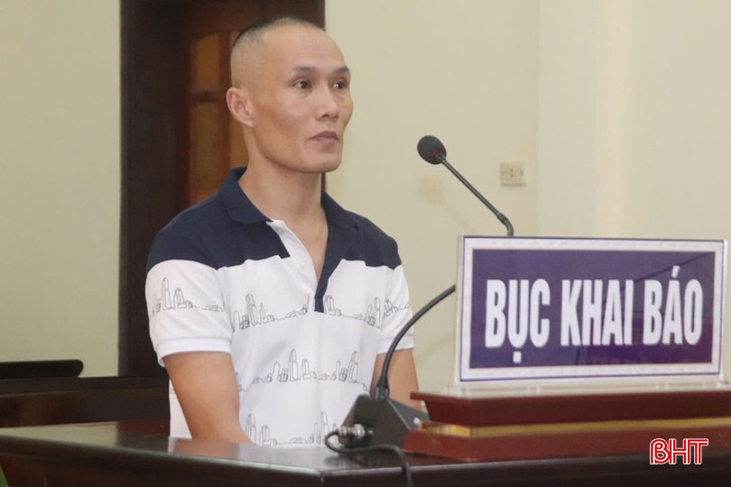 Nguyễn Đức Tâm tại phiên tòa xét xử. z5858439310564_d6319925f66a29b0e57db4c60a6b82df.jpg