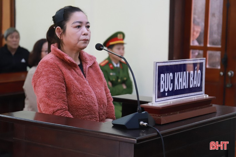 Trần Thị Hồng Mân tại phiên tòa xét xử chiều nay về tội " Trộm cắp tài sản" bqbht_br_img-2114.jpg