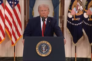 Tổng thống Trump lần đầu phát biểu trước toàn quốc về xung đột Iran