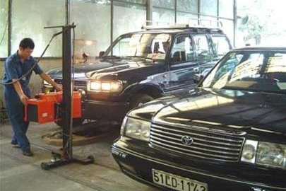 kiem dinh an toan ky thuat xe co gioi toi thieu la 100 000 dong xe