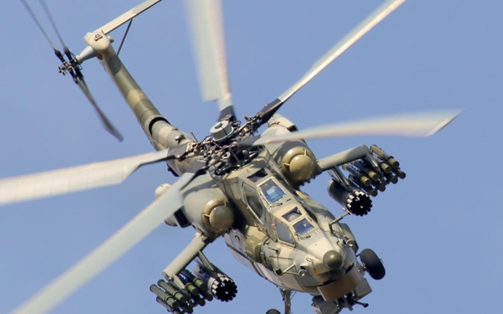 tho san dem mi 28 con ac mong cua is va al nusra o syria