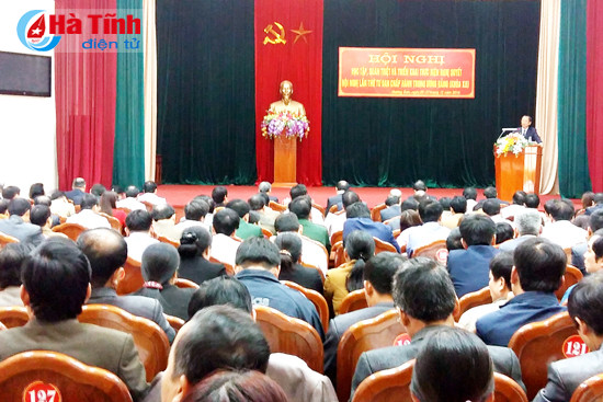 cac so nganh dia phuong quan triet nghi quyet trung uong 4 khoa xii