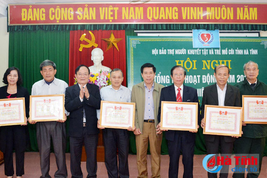 to chuc bao tro 21 754 luot nguoi khuyet tat 3 945 luot tre mo coi