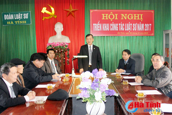 doan luat su ha tinh tham gia tranh tung 102 vu an trong nam 2016