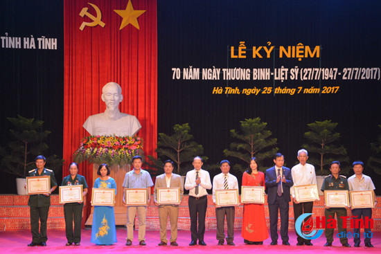 ha tinh long trong ky niem 70 nam ngay thuong binh liet sy