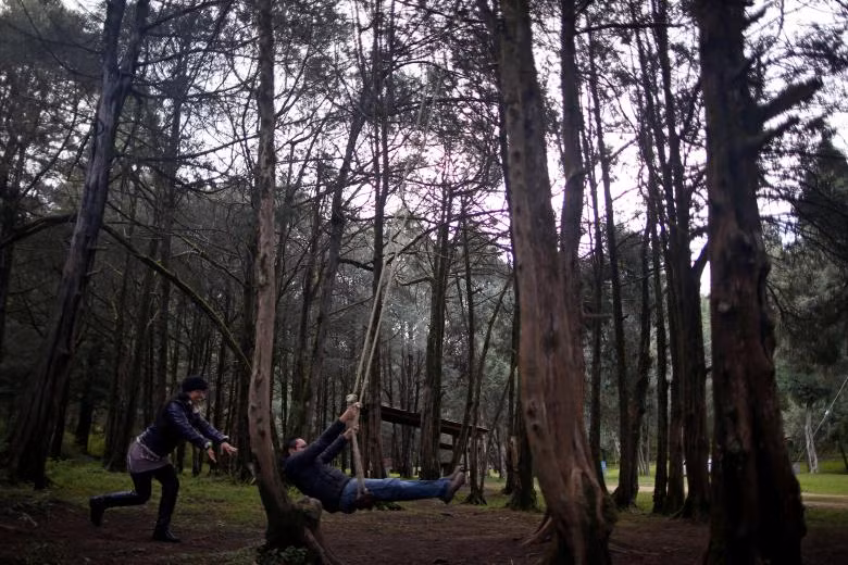 lac giua khu rung dom dom tuyet dep o mexico