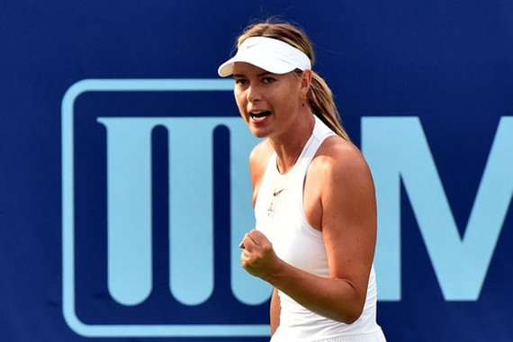 sharapova tai xuat an tuong o california