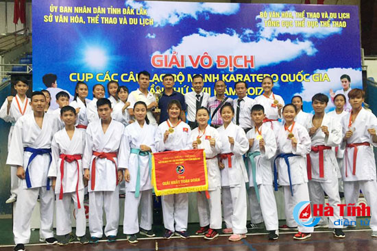 giai cac clb manh karatedo quoc gia ha tinh nhat toan doan lua tuoi 12 14