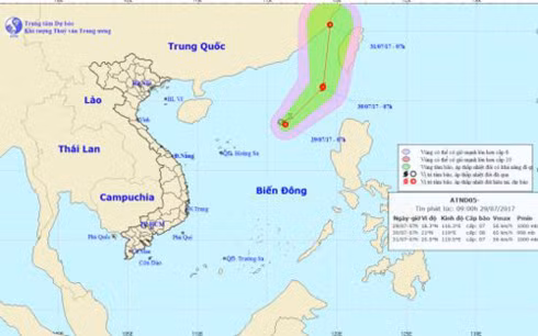 ap thap nhiet doi co kha nang manh len thanh bao