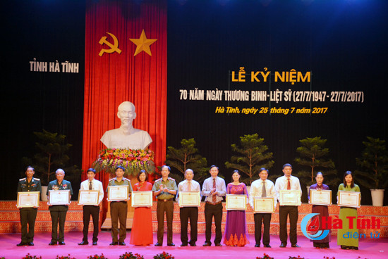 ha tinh long trong ky niem 70 nam ngay thuong binh liet sy