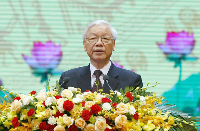 tong bi thu mau dao da no hoa cho dat nuoc hom nay