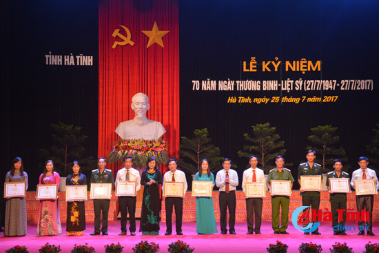 ha tinh long trong ky niem 70 nam ngay thuong binh liet sy
