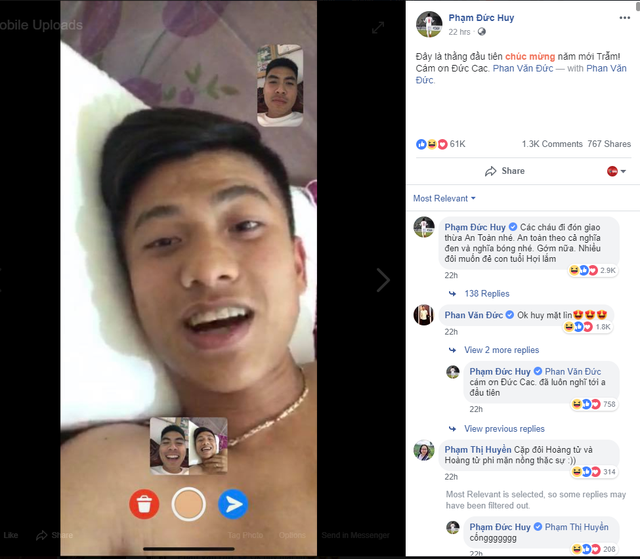 Các cầu thủ ĐT Việt Nam chúc Tết người hâm mộ trong ngày đầu năm mới