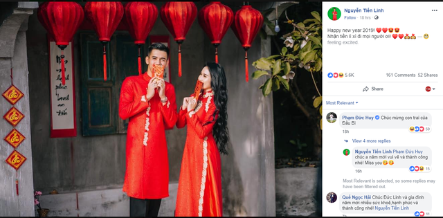 Các cầu thủ ĐT Việt Nam chúc Tết người hâm mộ trong ngày đầu năm mới