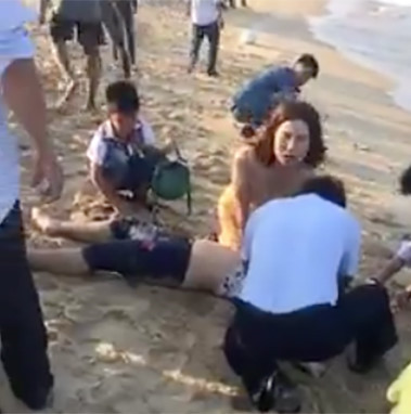 7 thiếu niên bị nước cuốn khi tắm biển chiều mùng 4 tết