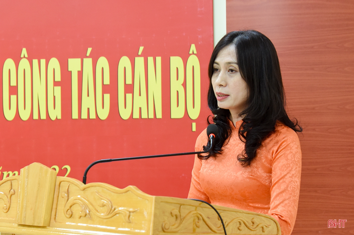 Công bố quyết định bổ nhiệm Phó Tổng Biên tập Báo Hà Tĩnh