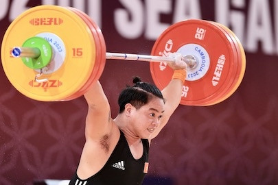 Nguyễn Quốc Toàn - kỷ lục gia mới môn cử tạ ở SEA Games