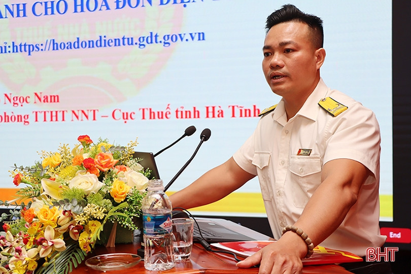 Cục Thuế Hà Tĩnh tập huấn về hóa đơn chứng từ cho đơn vị hành chính sự nghiệp