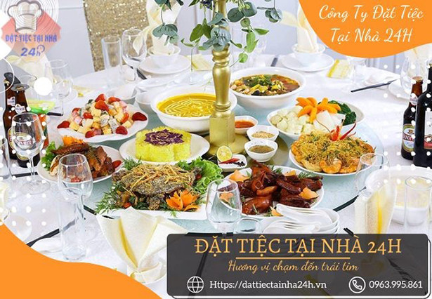 Đặt tiệc tại nhà 24h cung cấp dịch vụ tổ chức tiệc tại nhà
